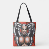 Rubberkleding aan de Gym Tote Bag (Achterkant)