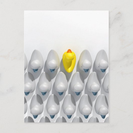 rubberklem tegen de stroom briefkaart (Voorkant)