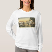 Rubbernek Row Railroad Uitzicht T-shirt (Voorkant)