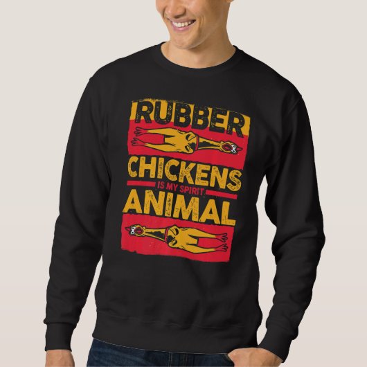 Rubberspeelgoed voor kippen Rubber Chicken is mijn Trui (Voorkant)