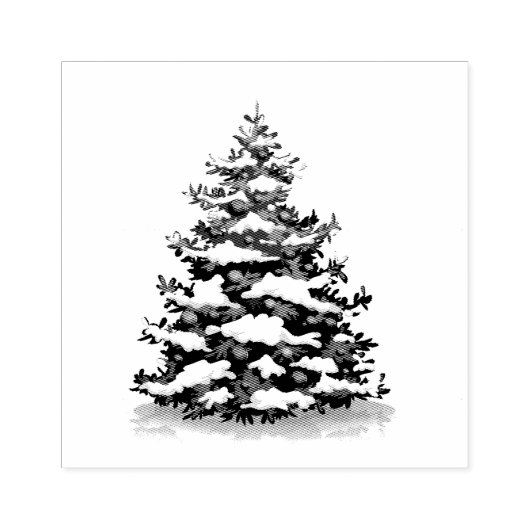 RUBBERSTEMP ZELF INKEREN : CHRISTMAS TREE RUBBERSTEMPEL (Afrduk)