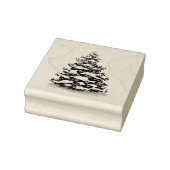 RUBBERSTEMP ZELF INKEREN : CHRISTMAS TREE RUBBERSTEMPEL (Stempel)