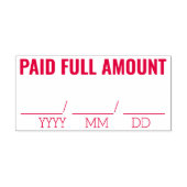 Rubberstempel "BETAALBEDRAG" Zelfinktende Stempel (Design)