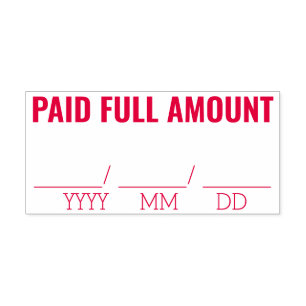 Rubberstempel "BETAALBEDRAG" Zelfinktende Stempel