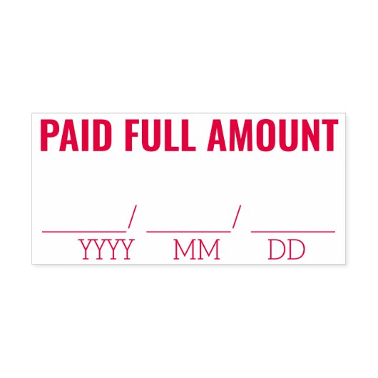 Rubberstempel "BETAALBEDRAG" Zelfinktende Stempel (Design)