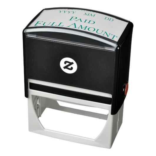 Rubberstempel "betaald volledig bedrag"  zelfinktende stempel (Product)