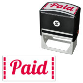 Rubberstempel "betaald"  zelfinktende stempel (In situ)