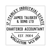Rubberstempel Chartered Accountant (Afrduk)