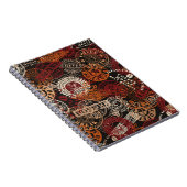 rubberstempel en grunge-badge voor koffiewinkels notitieboek (Rechterzijde)