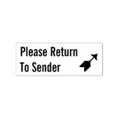 Rubberstempel "Gelieve terug te keren naar afzende (Afrduk)