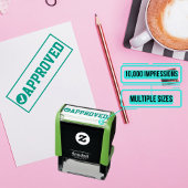 Rubberstempel - Goedgekeurd Zelfinktende Stempel