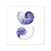 RUBBERSTEMPEL :  GROTE NAUTILUSILLUSTRATIE  ZELFINKTENDE STEMPEL (Design)
