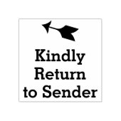 Rubberstempel "Kindly Return to Sender" (Afrduk)
