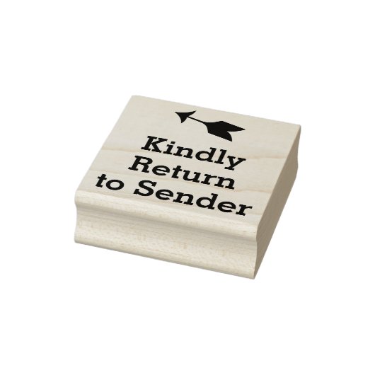 Rubberstempel "Kindly Return to Sender" (Stempel)