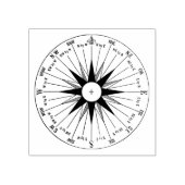 Rubberstempel met Kompas (Afrduk)