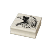 rubberstempel met kraaikop (Stempel)