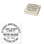 Rubberstempel motor Verbergen (Gestempeld)