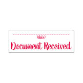 Rubberstempel "Ontvangen document" Zelfinktende Stempel (Design)
