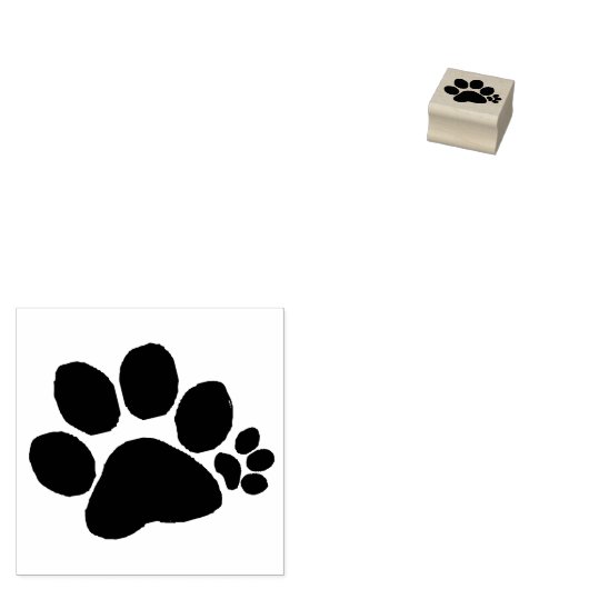 Rubberstempel - Polydactyllinkerpoot (v.2) (Gestempeld)