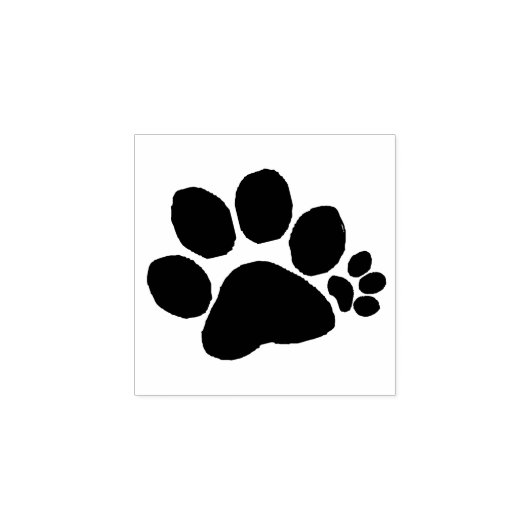 Rubberstempel - Polydactyllinkerpoot (v.2) (Afrduk)