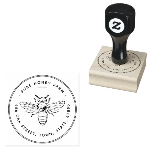 Rubberstempel | Pure Honing rubberstempel (Gestempeld)