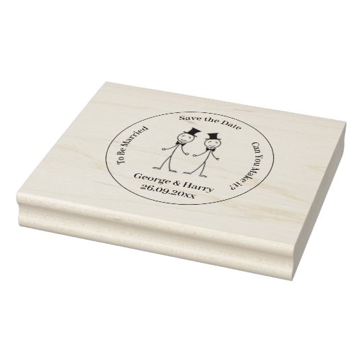 Rubberstempel - Sla de datum-ingang op (Stempel)