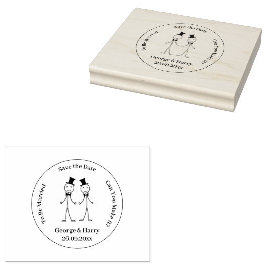 Rubberstempel - Sla de datum-ingang op (Gestempeld)