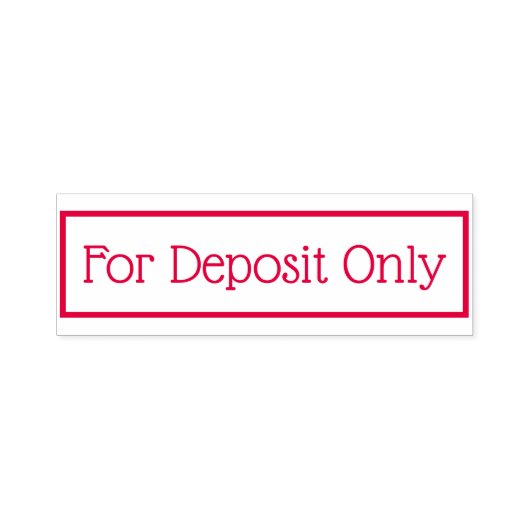 Rubberstempel "Uitsluitend voor aanbetaling" Zelfinktende Stempel