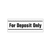 Rubberstempel "Uitsluitend voor aanbetaling" Zelfinktende Stempel (Design)