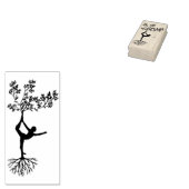 rubberstempel van natuur danseres (Gestempeld)