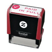 Rubberstempel "Volledig betaald bedrag" Zelfinktende Stempel (Product)