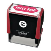 Rubberstempel: VOLLEDIG BETAALD Zelfinktende Stempel (Product)