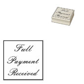Rubberstempel "Volledige betaling ontvangen" (Gestempeld)