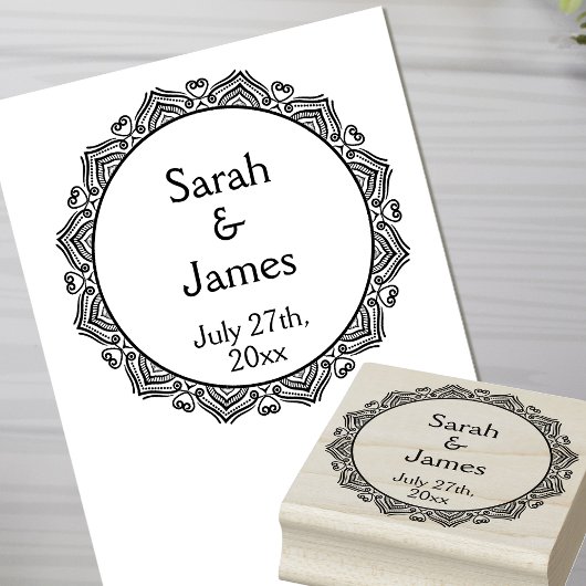 Rubberstempel voor sierdoeleinden