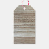 Rubberwood Wood Grain Cadeaulabel (Achterkant)
