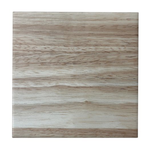 Rubberwood Wood Grain Tegeltje (Voorkant)