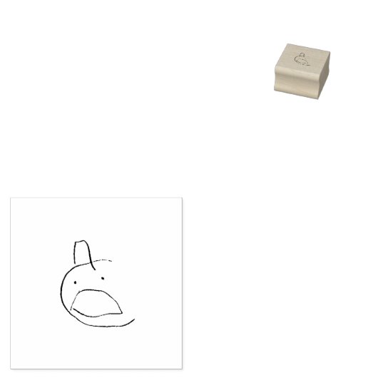 rubberzegel van een "glanzende kat" rubberstempel (Gestempeld)