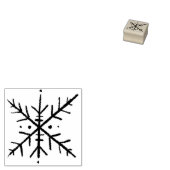 rubberzegel voor sneeuwvlokken rubberstempel (Gestempeld)