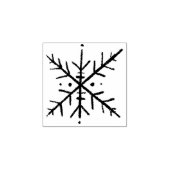 rubberzegel voor sneeuwvlokken rubberstempel (Afrduk)