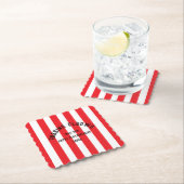 Rubbing Elbows Since 1950 - True Red Custom Design Kartonnen Onderzetters (Insitu)