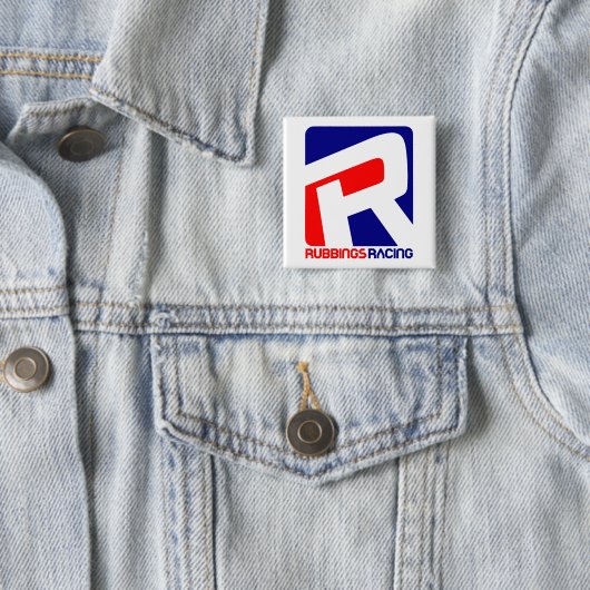 Rubbings Racingbadge/Button Vierkante Button 5,1 Cm (In situ)