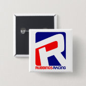 Rubbings Racingbadge/Button Vierkante Button 5,1 Cm (Voorkant /achterkant)