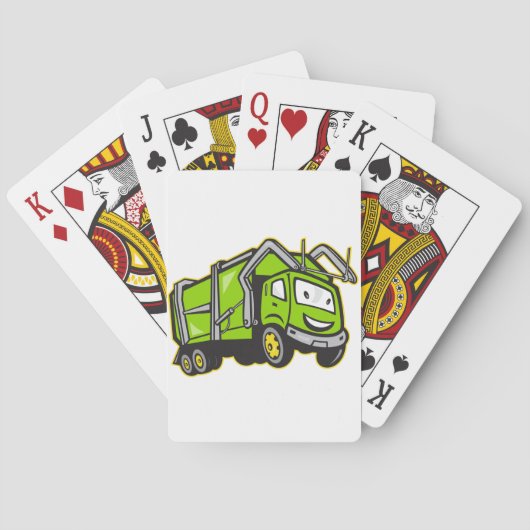 Rubbish Truck Spelling Speelkaarten (Achterkant)