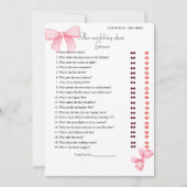 Rubbon Knoop Bruid & bruidegom Vrijgezellenfeest G Aankondiging (Voorkant)