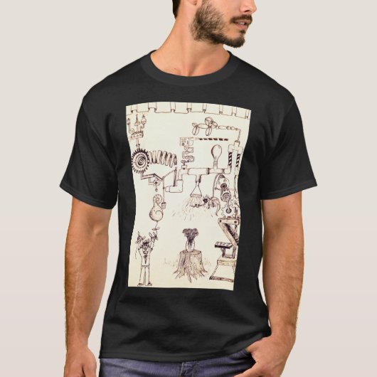 Rube goldberg doedle Classic T-Shirt (Voorkant)