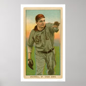 Rube Waddell Baseball 1909 Poster (Voorkant)