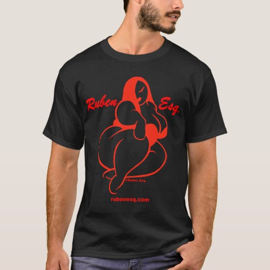 Ruben Esq Logo (rood) T-shirt (Voorkant)