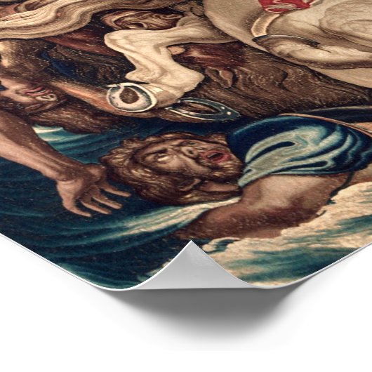 Rubens - Battle Of Milvian Bridge Poster (Hoek)