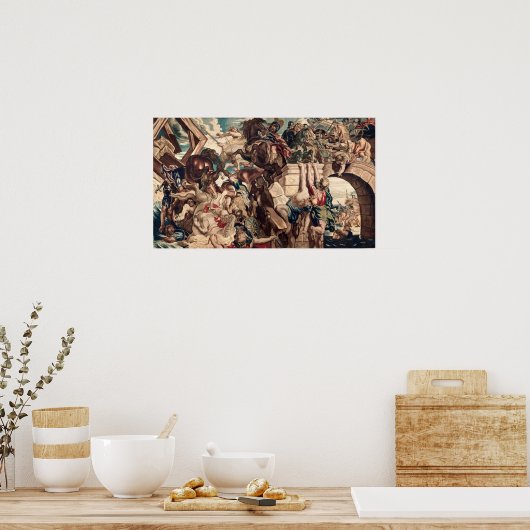 Rubens - Battle Of Milvian Bridge Poster (Keuken)