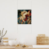 Rubens - Borei Abducts Orifia, 1620 Poster (Keuken)